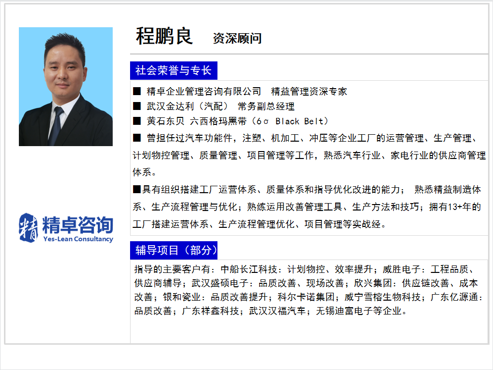 程鵬良-YES體系資深顧問