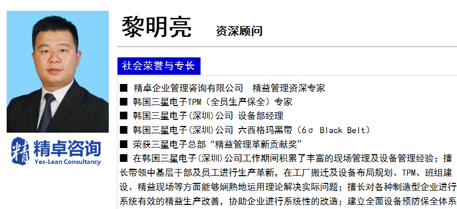 精卓咨詢黎明亮-YES體系資深顧問(wèn)